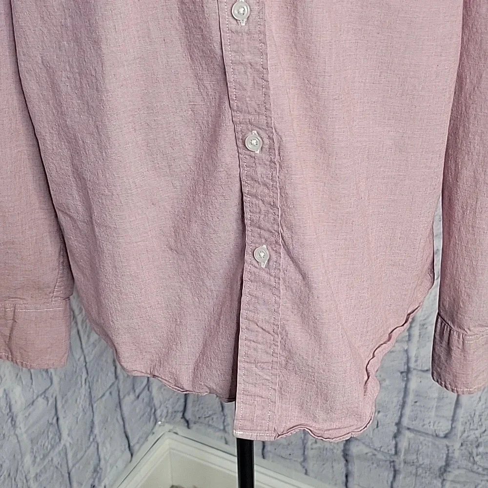 J. CREW MERCANTILE Flex Light Purple Button Up‎ Men's Shirt Large